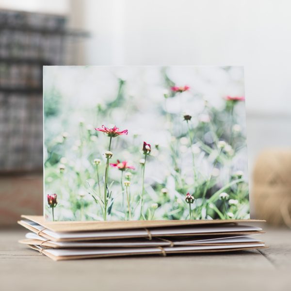 Handmade Floral Photography Greeting Card
